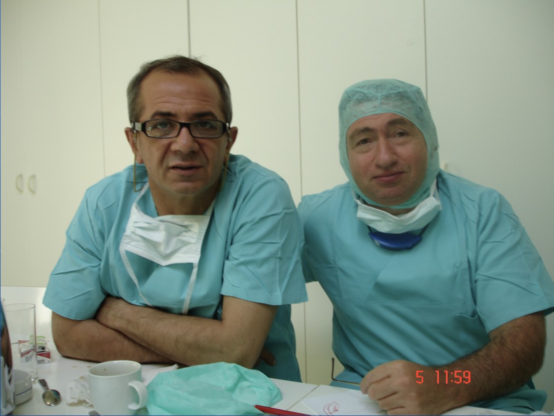 Dr. Antonio Longo (li.) und Juri Masej